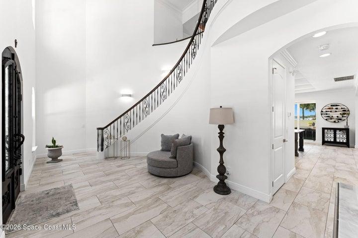 Beautiful entryway leading into the heart of the home