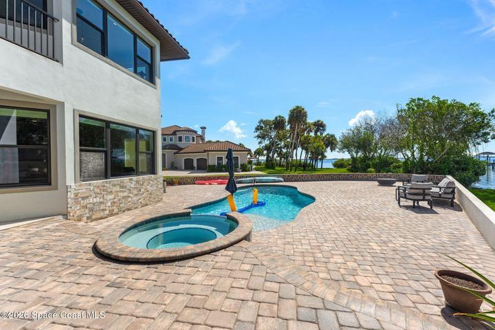 Relaxing waterfront views enjoyed right from the rear porch