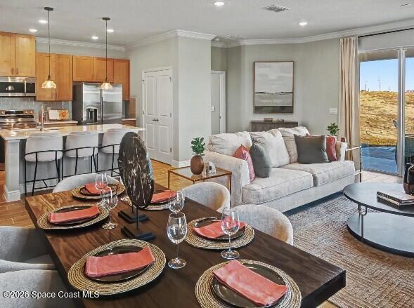Model home - actual features may vary.