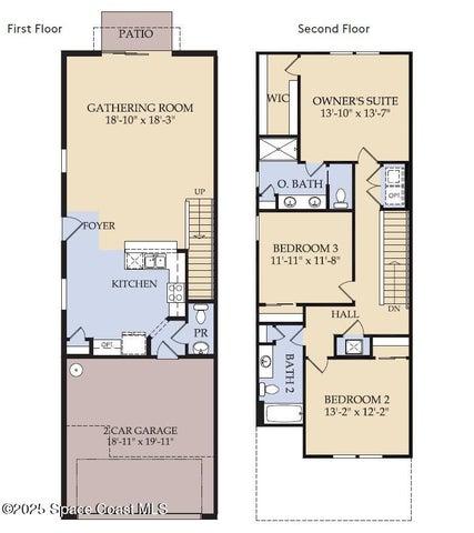 Floor Plan - Floor One and Floor Two