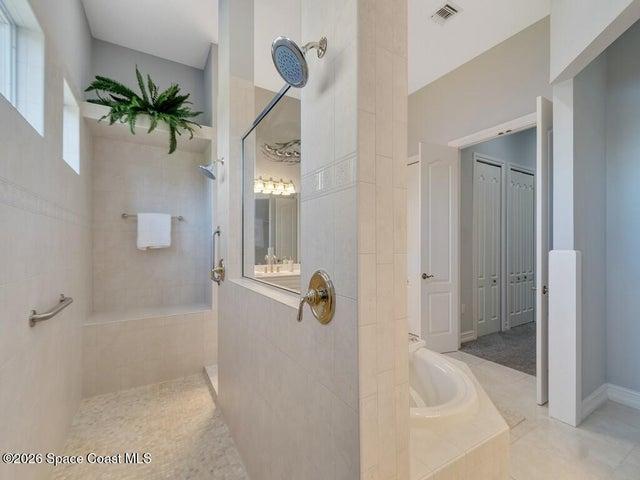 Primary bath with large shower area