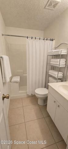 2nd Bathroom. Digitally decluttered.