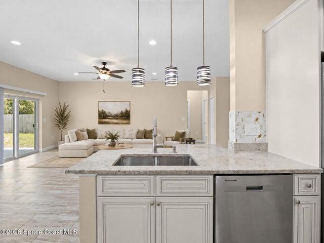 Spacious prep areas ideal for meal preparation