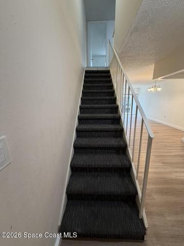 Stairs go to bedroom