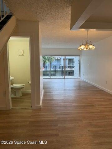 Open dining/living area