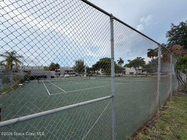 Community tennis courts