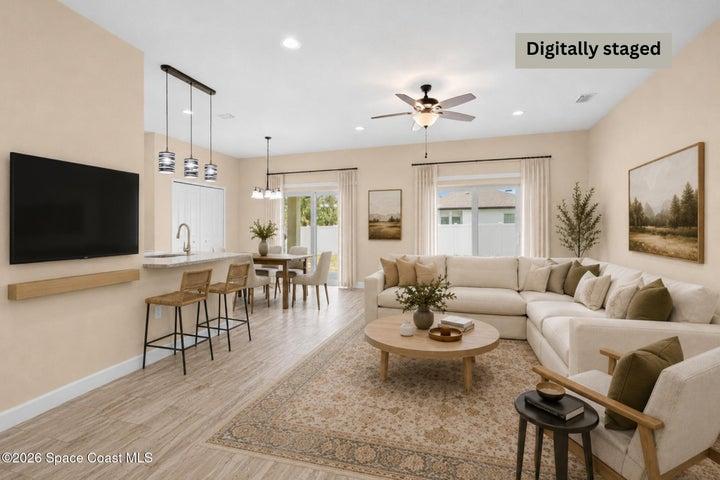 Spacious layout ideal for relaxing and entertaining guests