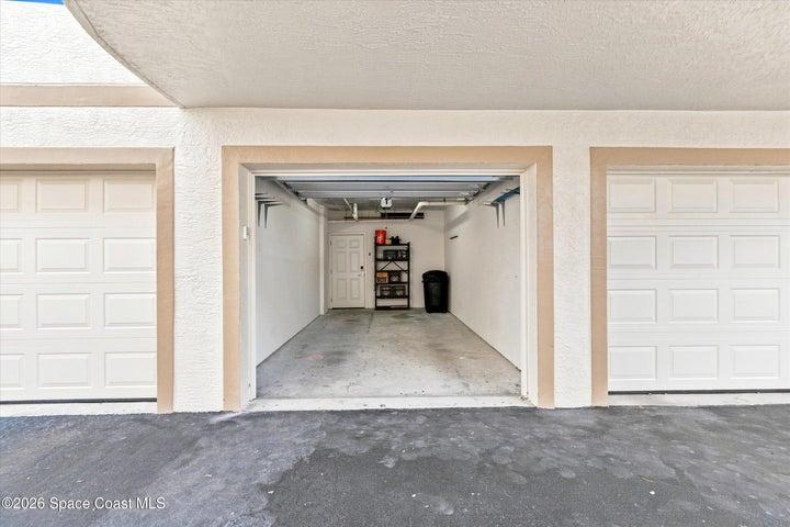 New garage door and new keypad for the entry. There is another door in the back of the garage to get to the entry