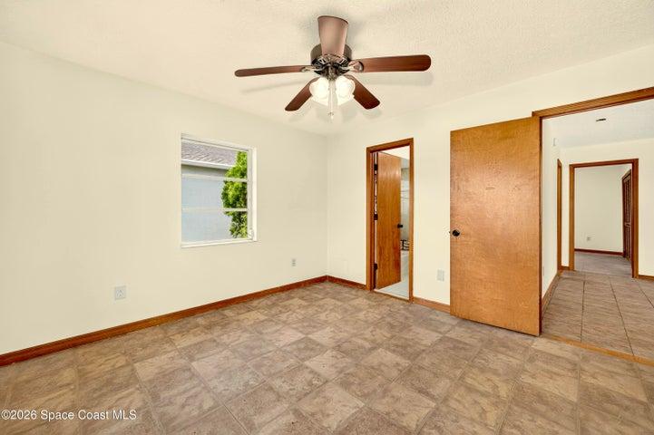 BEDROOM 1 faces front yard. With Ensuite Bathroom.