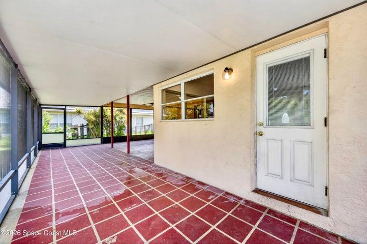 500+sf covered screened lanai overlooking a spacious backyard with room to create your own outdoor retreat.