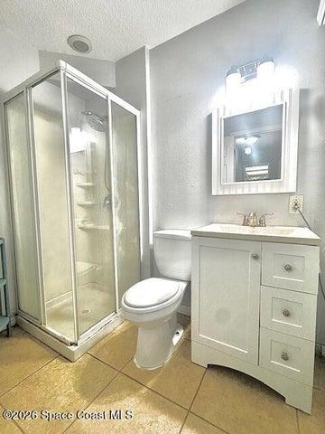 bathroom #2 with walk in shower and laundry hookup