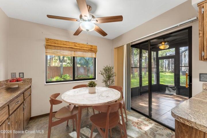 Kitchen Nook Virtually Staged
