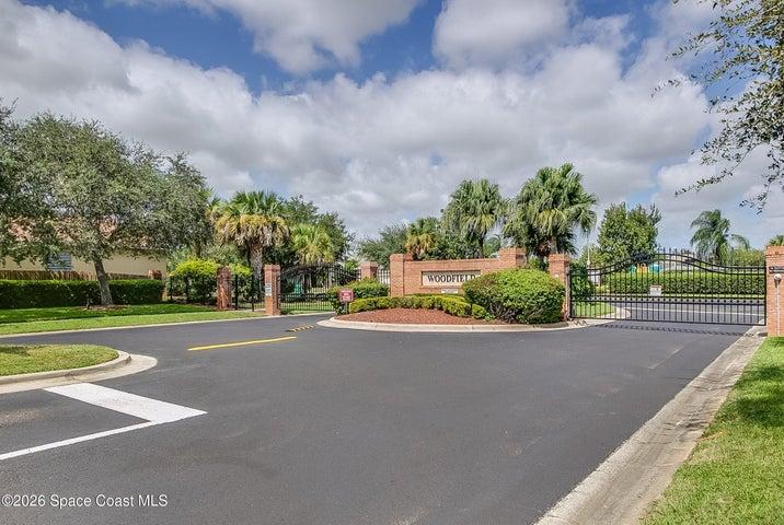 Gated Entrance at woodfield