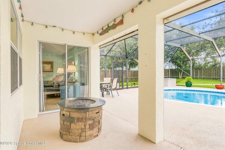 Covered patio