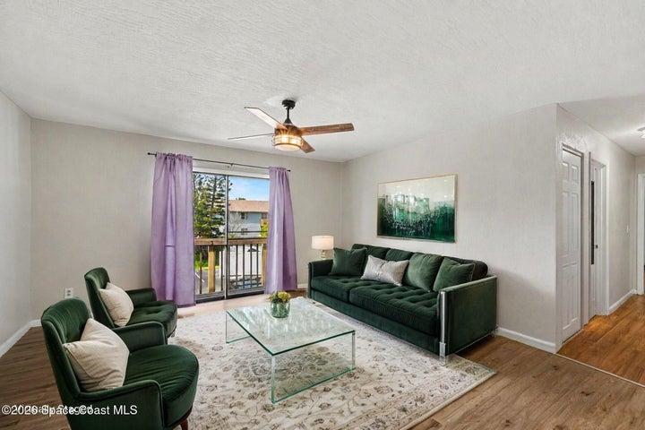Spacious airy living room