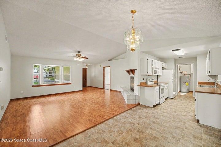 Open floor plan view