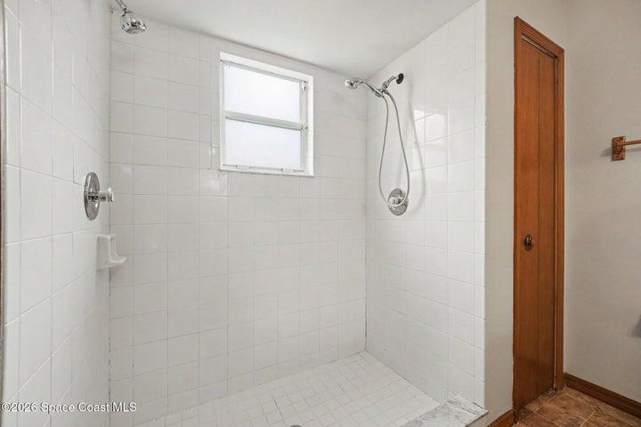 Primary bath walk-in shower