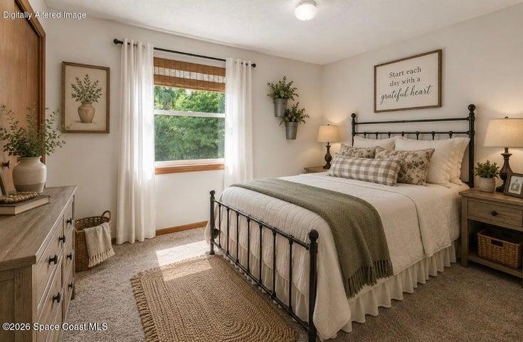 Bedroom 3 virtually staged