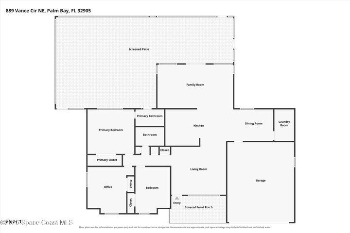 889 Vance Circle NE, Palm Bay, FL, 32905 photo 25