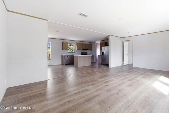 Family room & kitchen