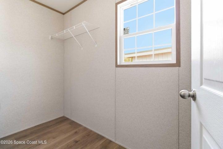Primary walk-in closet