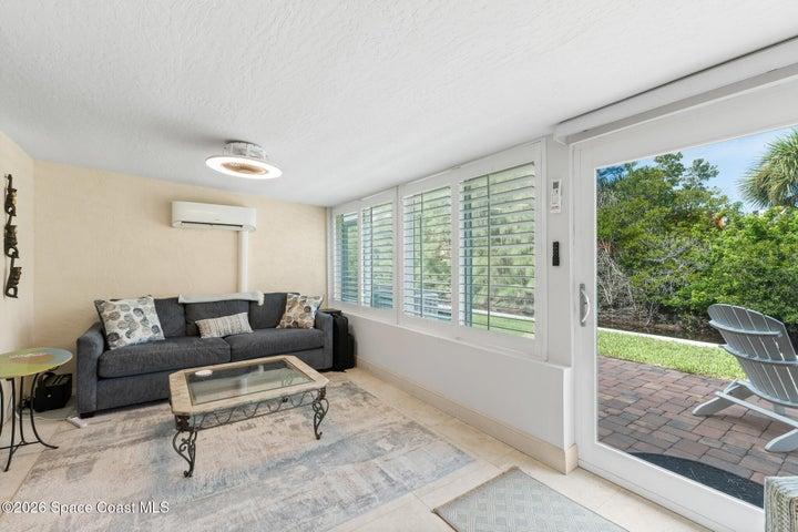 Florida Room with mini split A/C