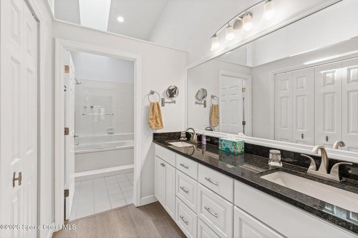 Primary Bathroom with Dual Vanity