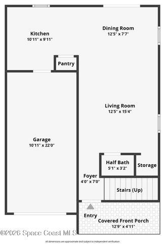 Floorplan Downstairs