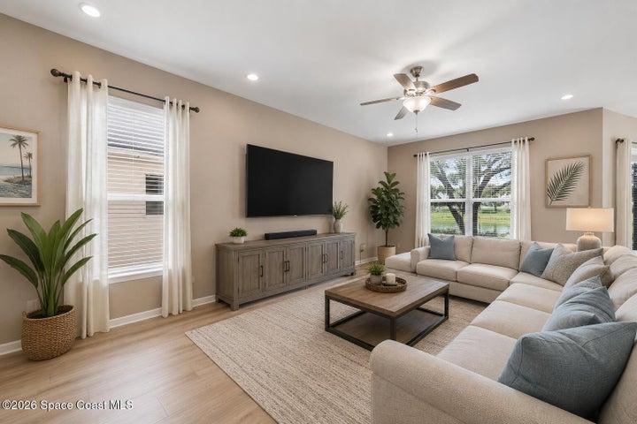 STAGED FAMILY ROOM