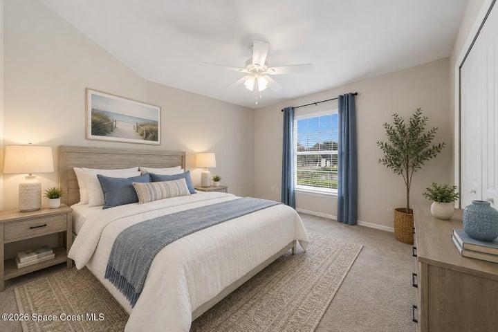 STAGED BEDROOM 2