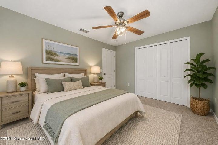 STAGED BEDROOM 3