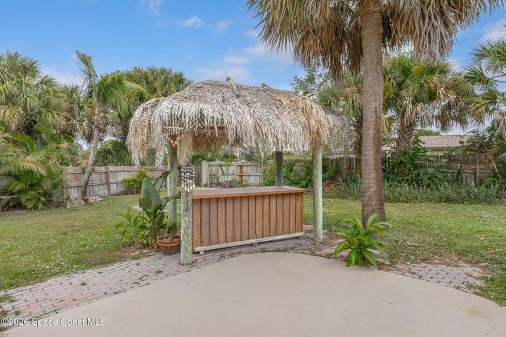 Large Backyard Tiki Hut