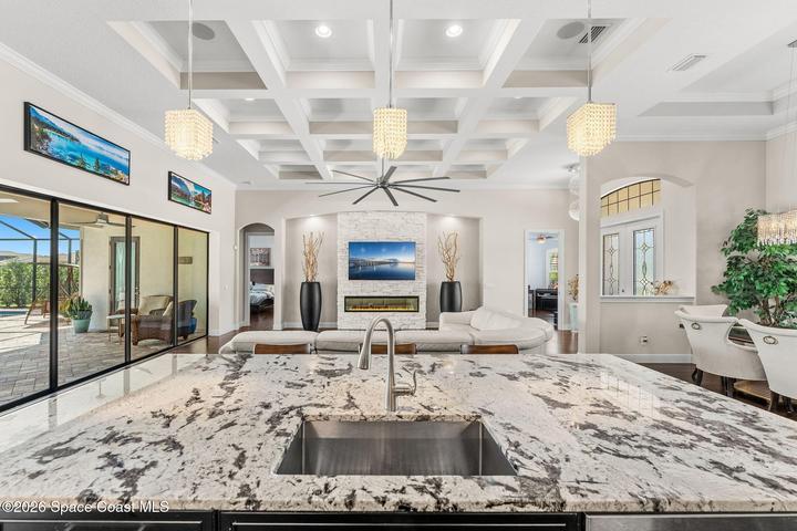 High-End Granite Island