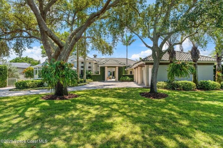 An extraordinary riverfront estate in one of Brevard County’s most desirable neighborhoods. Impeccably designed and built, this remarkable residence offers more than 7,000 SF on an expansive .78-acre waterfront homesite, delivering an exceptional combination of luxury, privacy, and the quintessential Florida lifestyle.