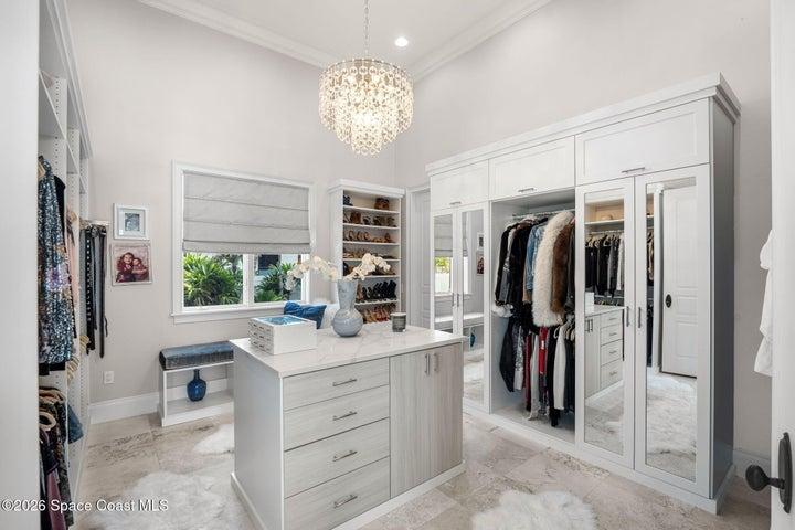 2nd Bedroom Converted to Custom Dressing Room w/ Bar