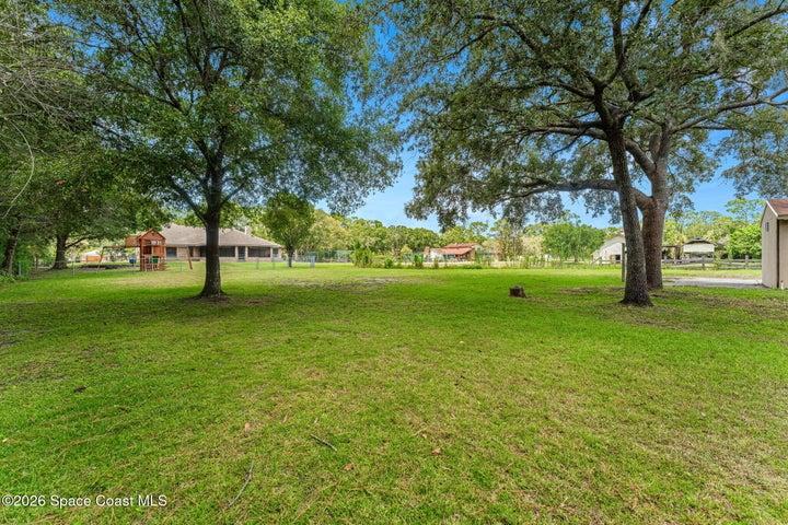 Open yard with room for outdoor activities and customization