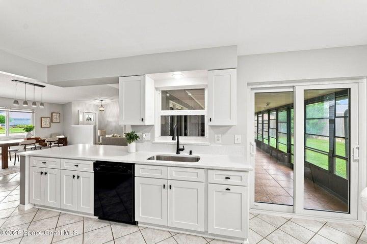 Sliding Glass Doors to Porch