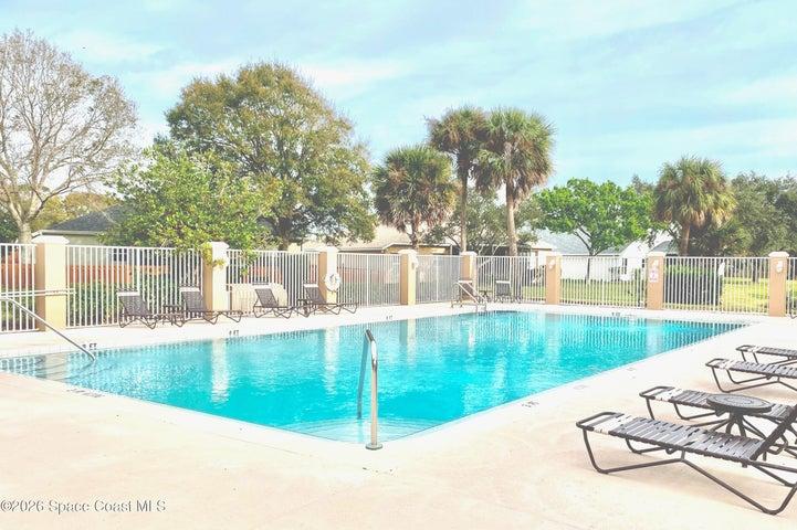 Community Pool down the street