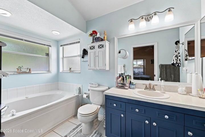 Master bathroom