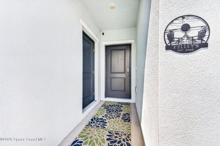 Both entrances- left door is guest suite. Door straight ahead is main house.