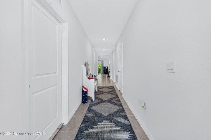 Once thru the main door, there is an interior door to get into the guest suite.