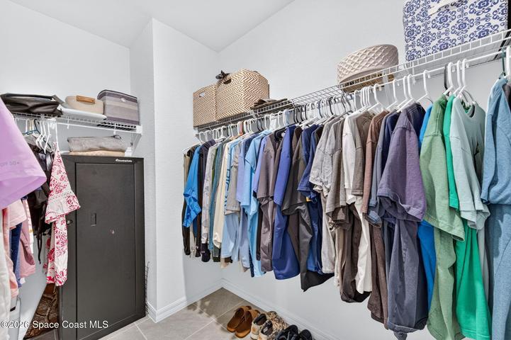 Primary closet