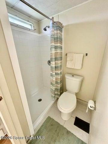 new stall shower in primary bdrm
