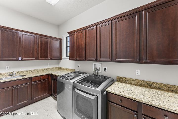Large Laundry and lots of cabinets