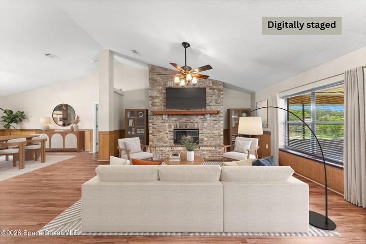 Bright and open living room filled with natural light