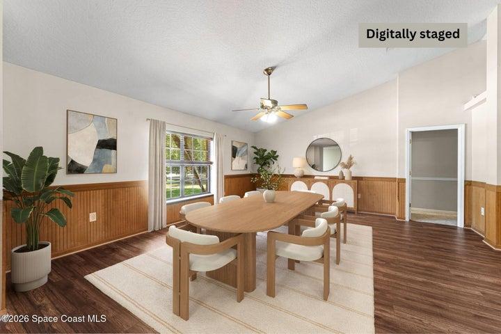 Light-filled dining space with a welcoming ambiance