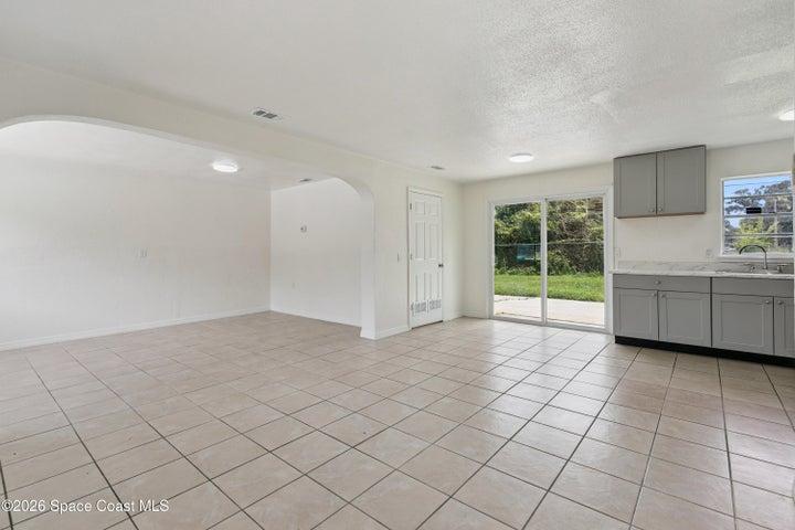 Living Area Overlooking Kitchen
