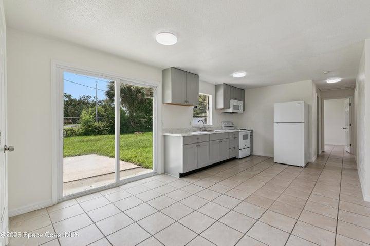 Kitchen with Patio Access