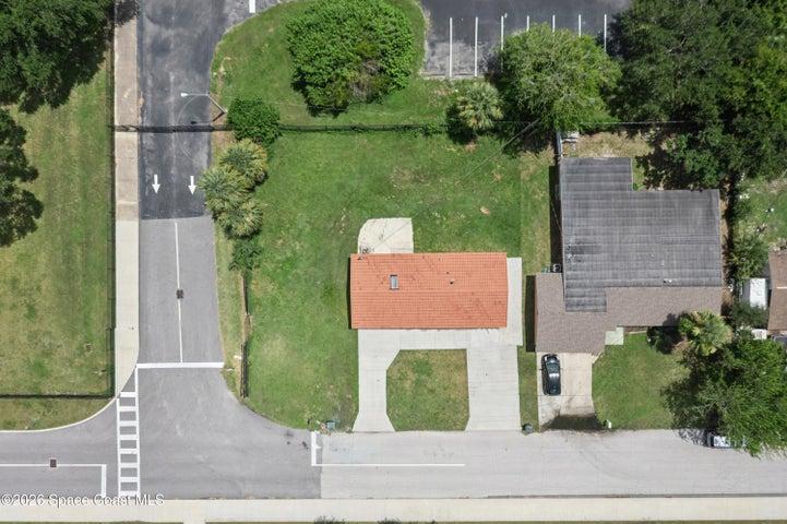 Ariel View Corner Lot