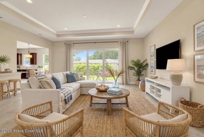 virtual staging-window treatments not included